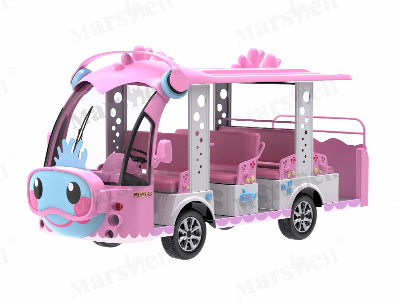 珊瑚造型電動觀光車